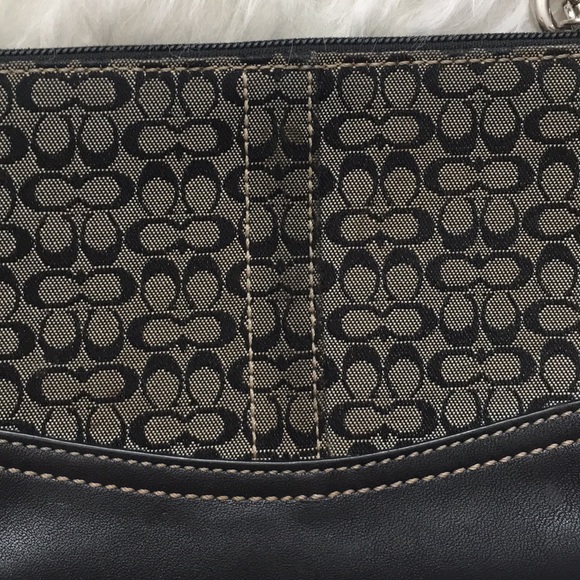 Authentic Black Coach Wristlet - Picture 3 of 5